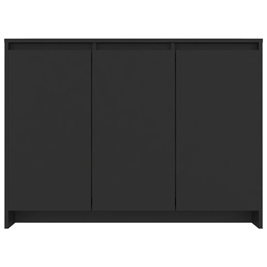 Leehi Wooden Sideboard With 3 Doors In Black_3