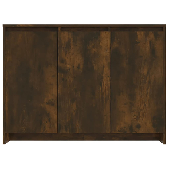 Leehi Wooden Sideboard With 3 Doors In Smoked Oak_3