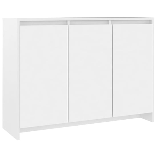 Leehi Wooden Sideboard With 3 Doors In White