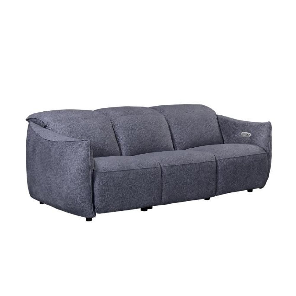 Read more about Leiria fabric recliner 3 seater sofa in anthracite
