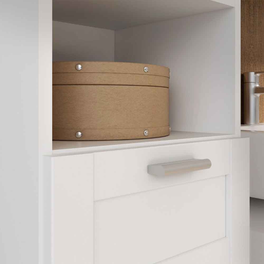Leko Wooden Bathroom Furniture Set in White