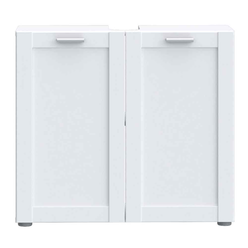 Leko Wooden Bathroom Furniture Set in White