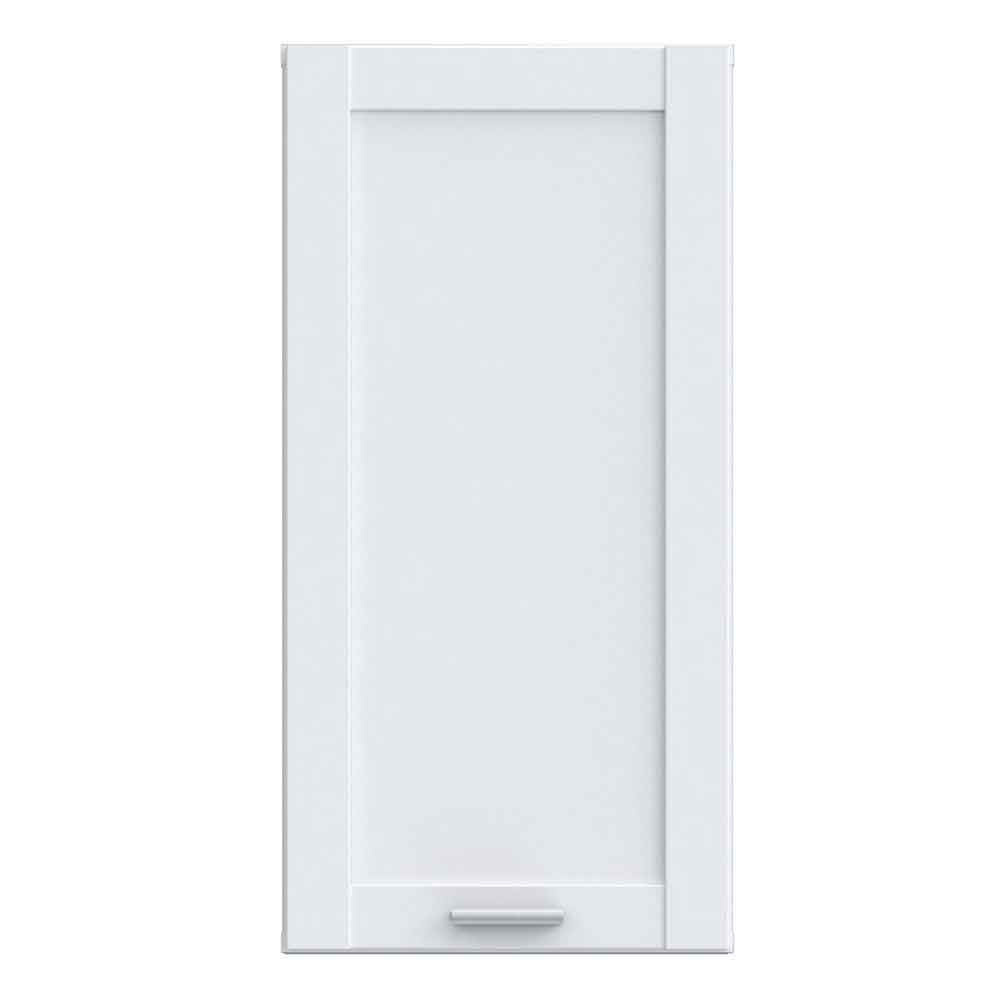 Leko Wall Mounted Wooden Bathroom Storage Unit with 1 Door in White