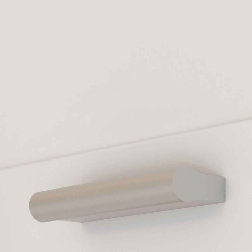 Leko Wall Mounted Wooden Bathroom Storage Unit with 1 Door in White