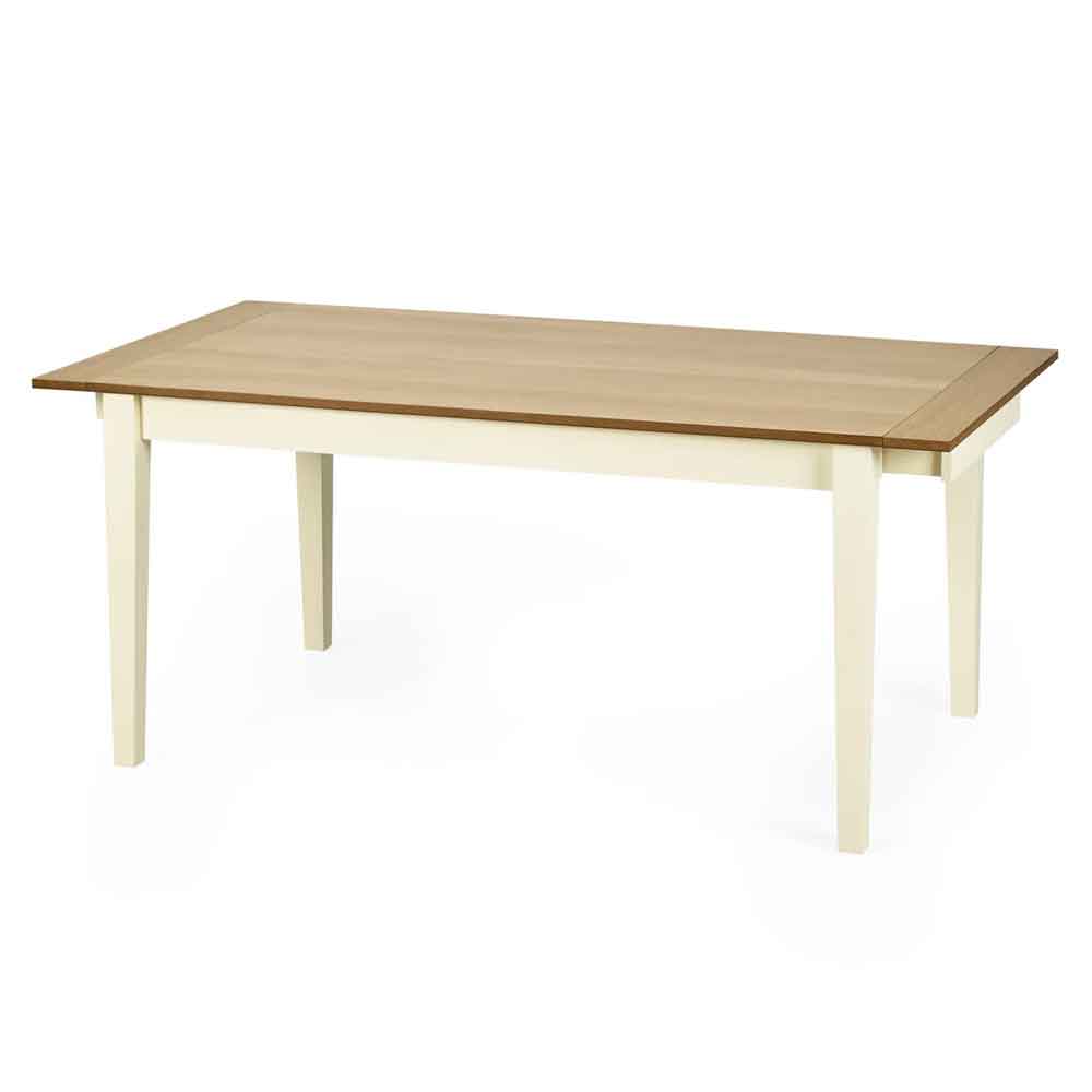 Lelmira Wooden Extending Dining Table in Satin Black