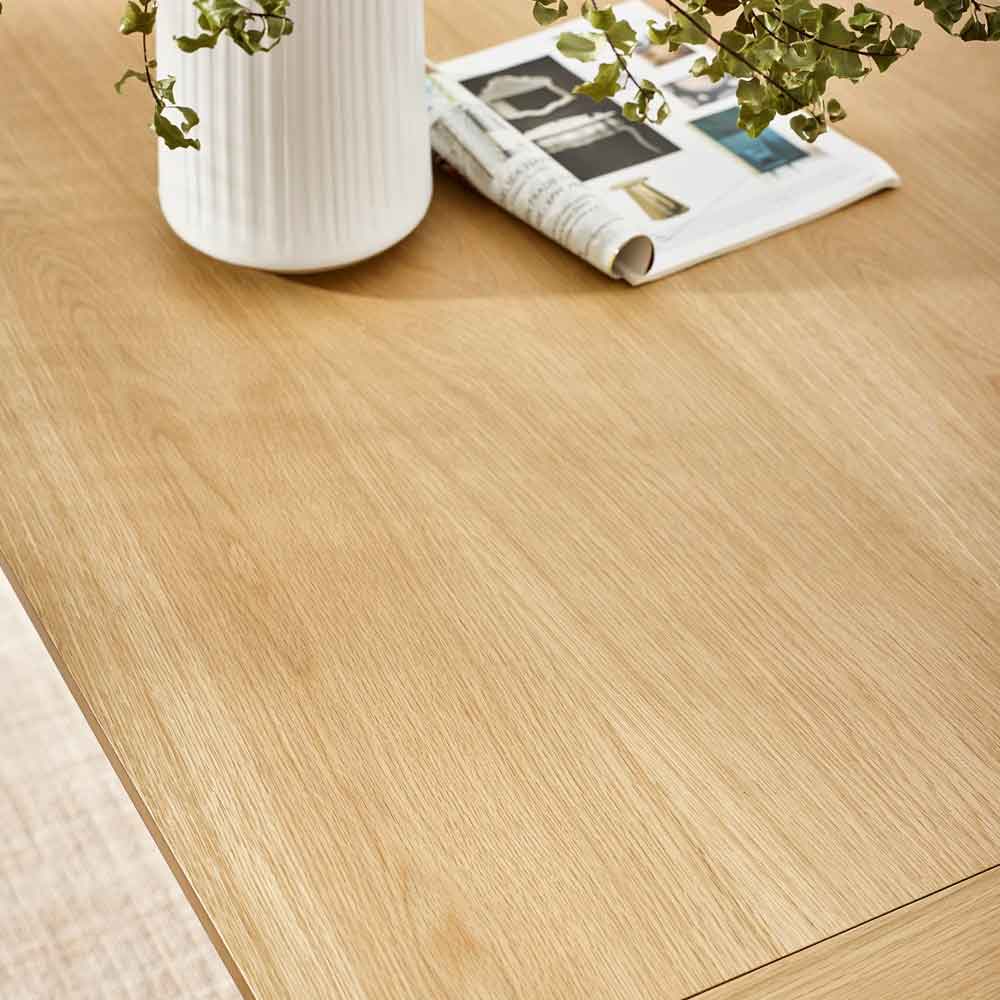 Lelmira Wooden Extending Dining Table in Satin Black