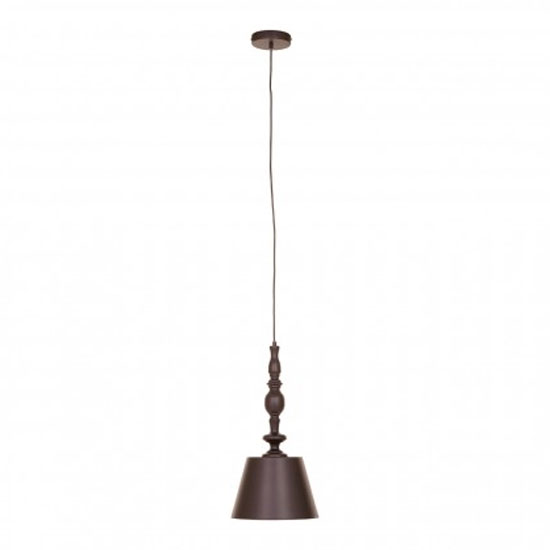 Photo of Lena 1 pendant light in matte black