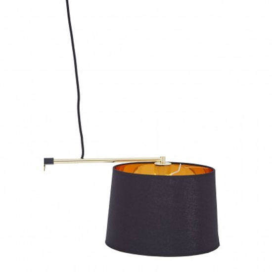Lena 2 Bulbs Pendant Light In Matte Black