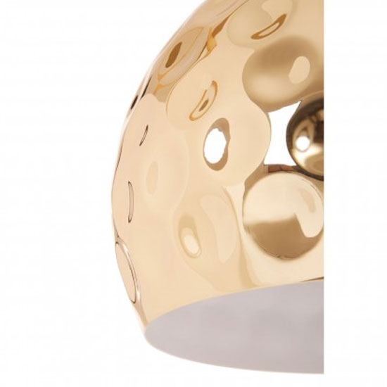 Lena Dome Pendant Light In Gold