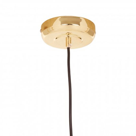 Lena Dome Pendant Light In Gold