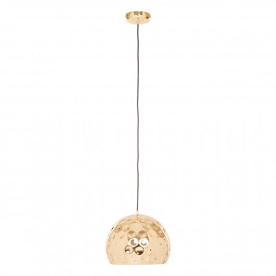 Photo of Lena dome pendant light in gold