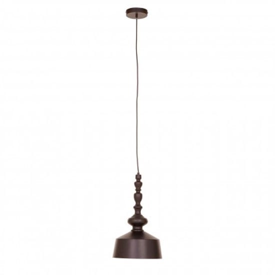 Product photograph of Lena Iron Pendant Light In Matte Black from Furniture in Fashion