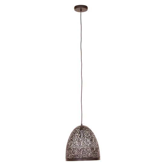 Lennon Bell Shaped Iron Pendant Light In Black