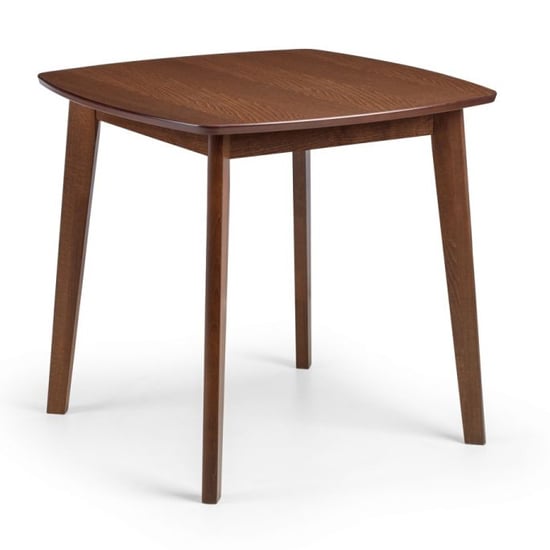 Read more about Laisha wooden square dining table in walnut