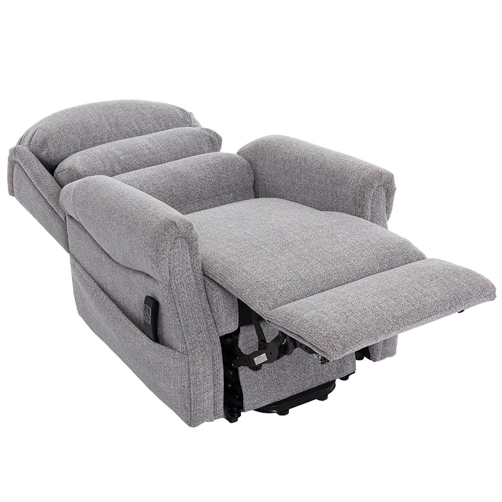 Lenoir Fabric Electric Recliner Chair In Dove