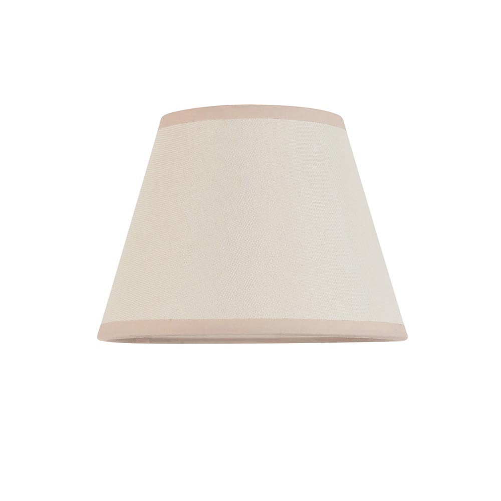 Lenoir Garden Green 16cm Shade Wood Table Lamp In Pink Clay