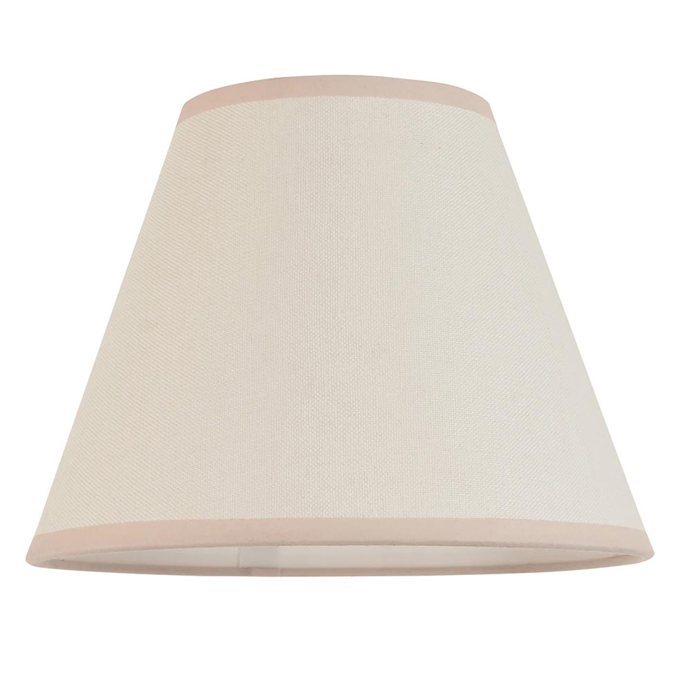 Lenoir White 25cm Shade Resin Table Lamp In Marlin Blue