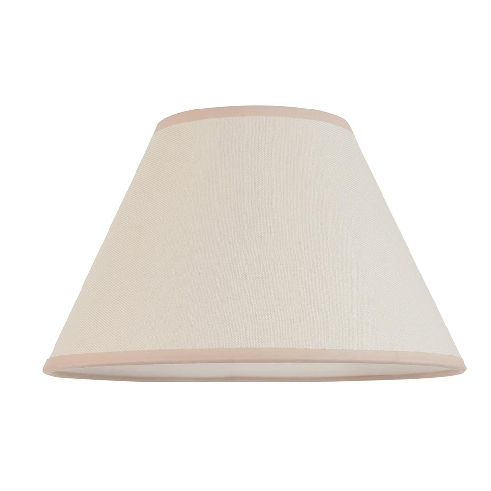 Lenoir White 30cm Shade Ceramic Table Lamp In Gloss Green