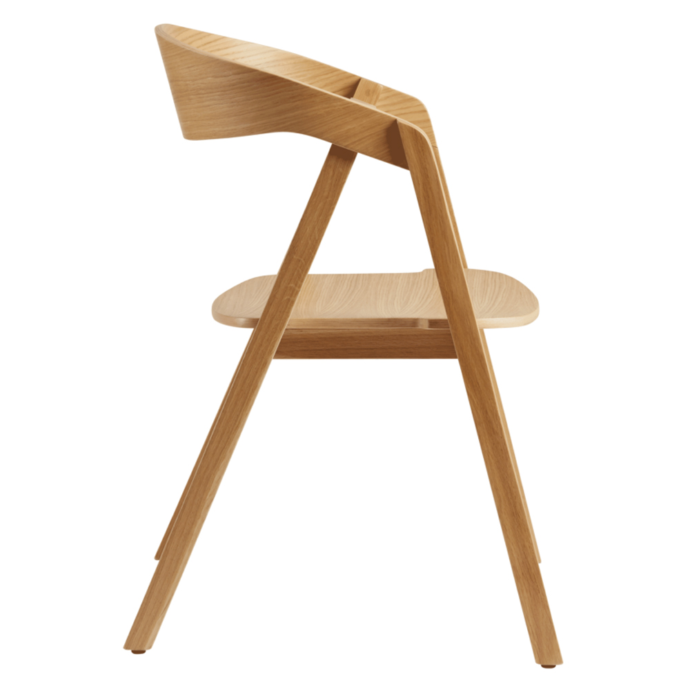 Lenox Wooden Stacking Armchair In Natural Oak