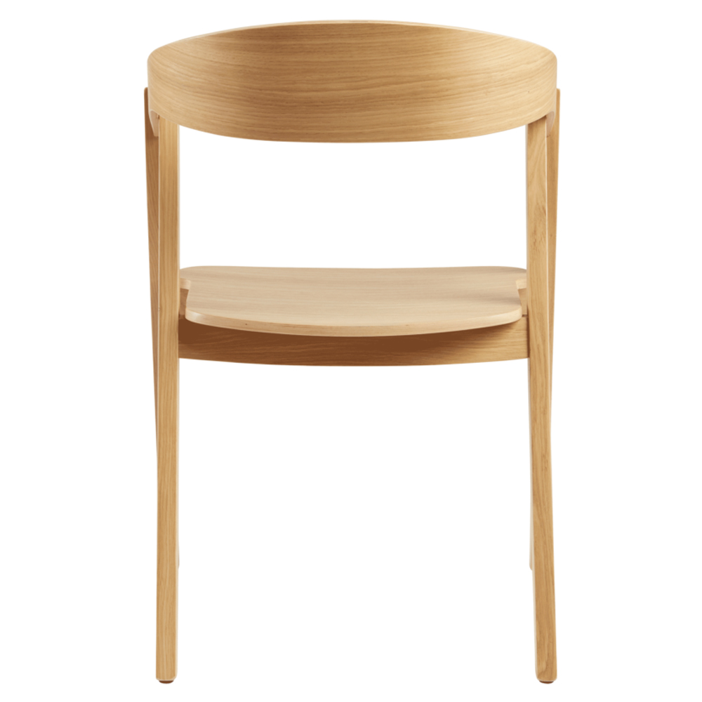 Lenox Wooden Stacking Armchair In Natural Oak
