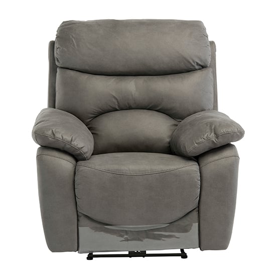 Read more about Leo fabric electric recliner armchair in grey