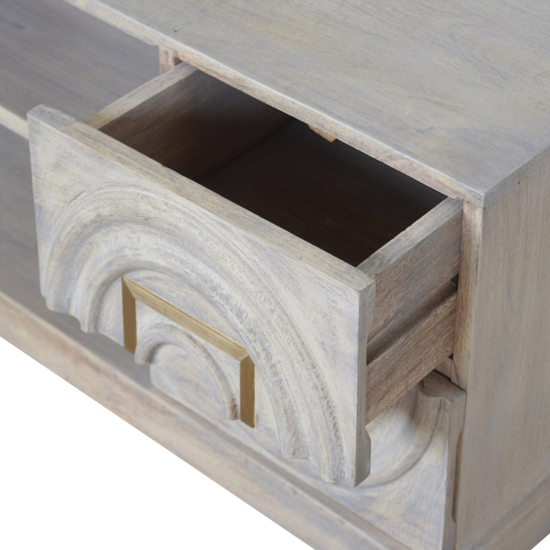 Leonardo Wooden TV Stand In Acid Wash And Brass Inlay_3