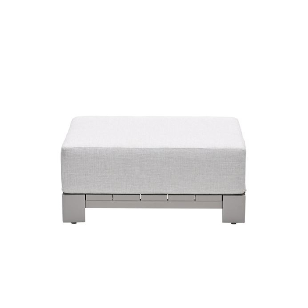 Leonidas Aluminium Garden Sofa Set With Coffee Table In Taupe