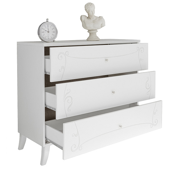 Lerso Wooden Chest Of Drawers In Serigraphed White_4