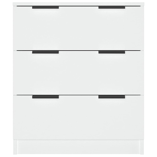 Leslie Wooden Chest Of 3 Drawers In White