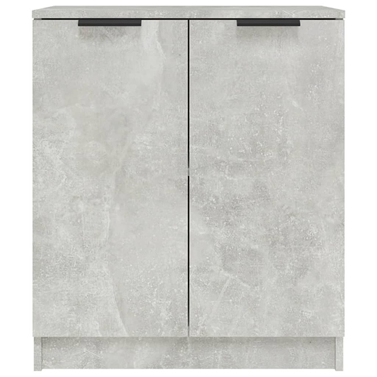 Leslie Wooden Sideboard With 2 Doors In Concrete Effect