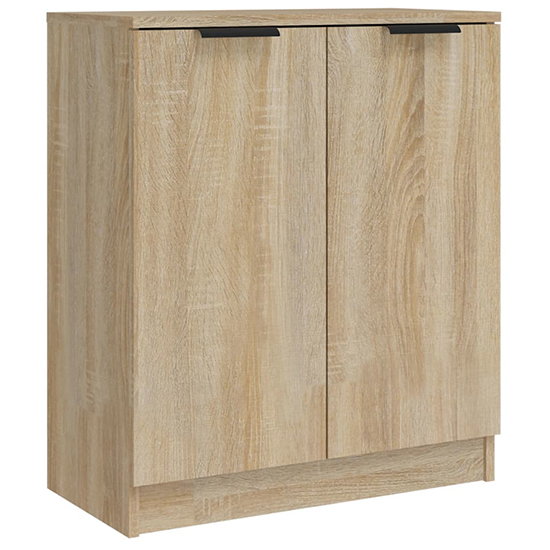 Leslie Wooden Sideboard With 2 Doors In Sonoma Oak