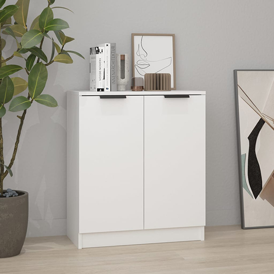 Leslie Wooden Sideboard With 2 Doors In White