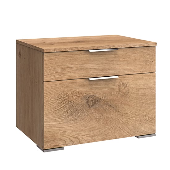 Read more about Levelup wide chest of drawers in planked oak with 2 drawers