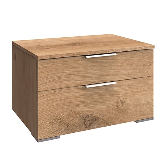 Levelup Wooden Wide Chest Of Drawers In Planked Oak