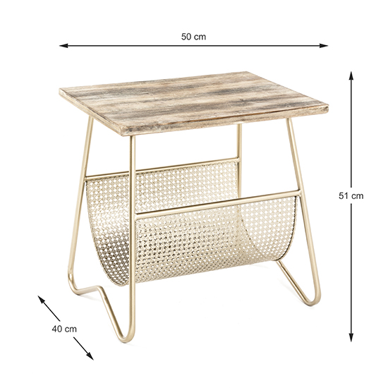 Lewiston Wooden Side Table In Natural With Gold Metal Legs_4