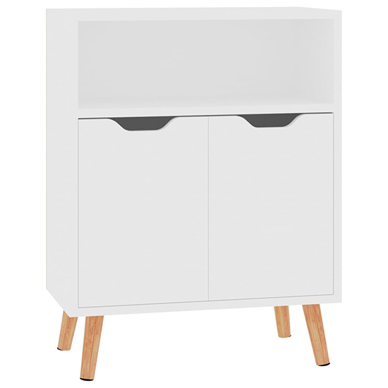 Lexie Wooden Sideboard With 2 Doors 1 Shelf In White