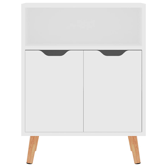 Lexie Wooden Sideboard With 2 Doors 1 Shelf In White