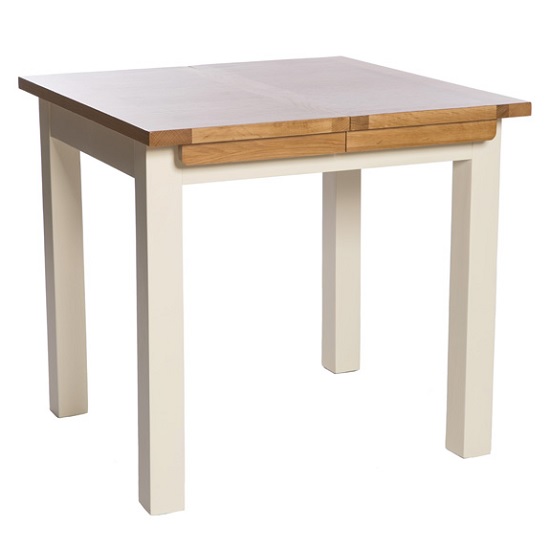 Lexington Wooden Extending Dining Table In Ivory