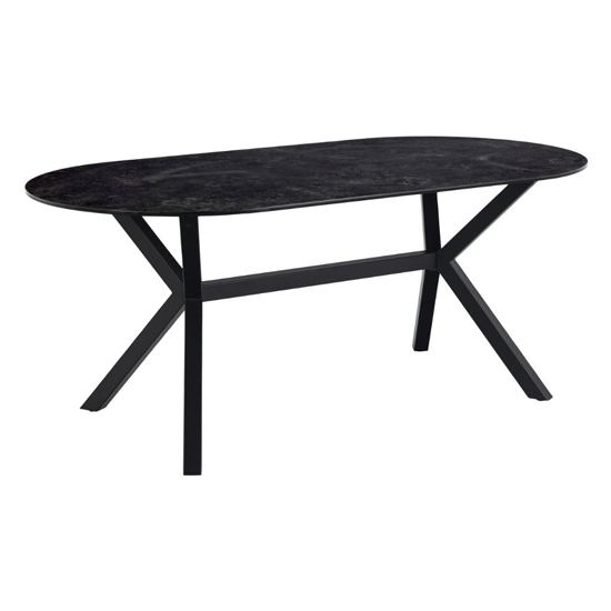 Read more about Lexiso ceramic dining table in fairbanks black
