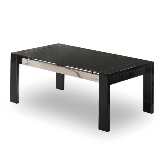 Lexus Glass Coffee Table Rectangular In High Gloss Black