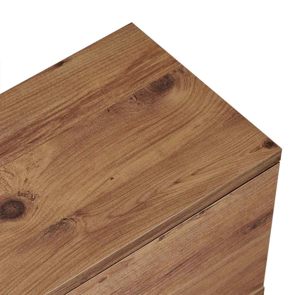 Ligne 140cm Wooden Wall Mounted TV Stand with 2 Doors in Atlantic Pine