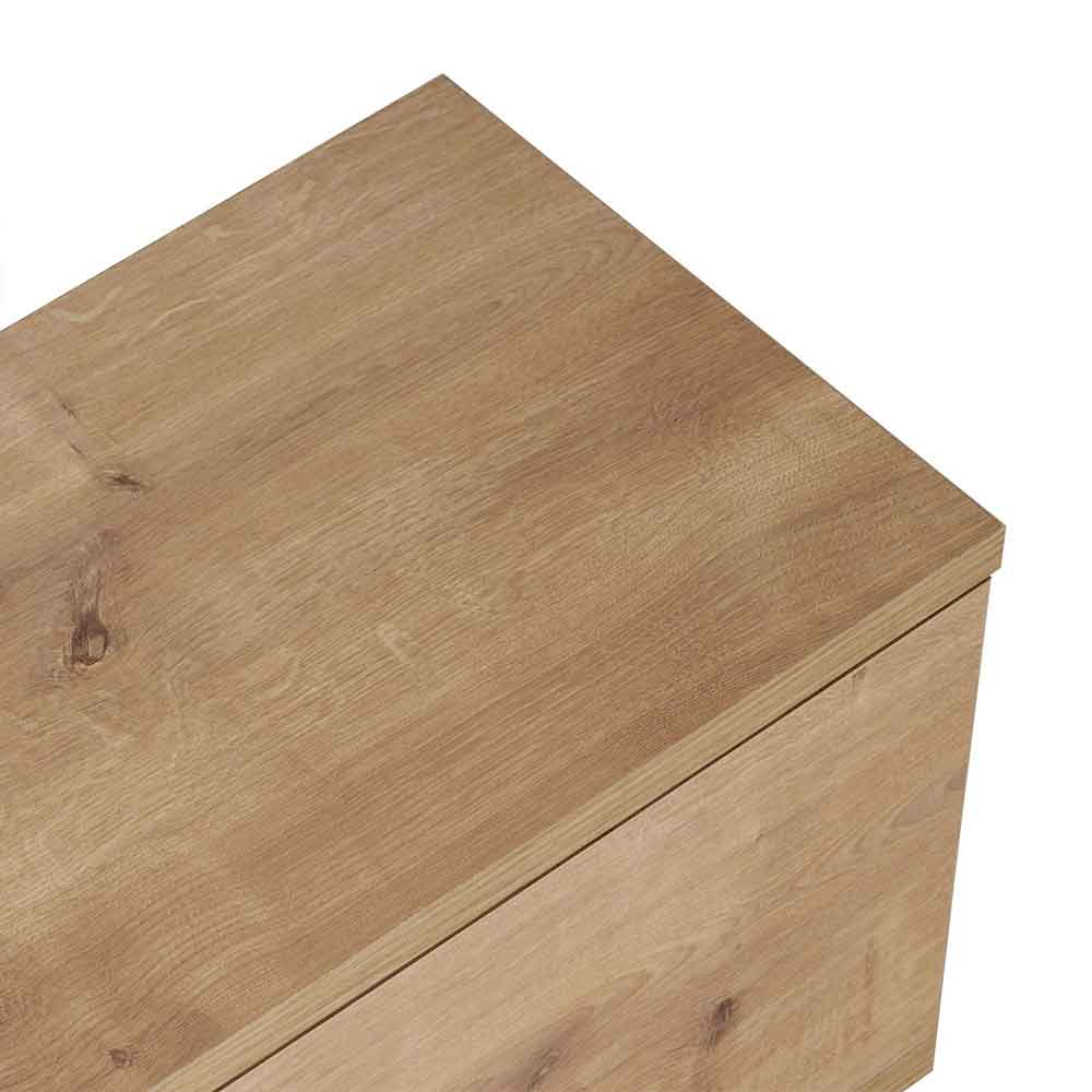 Ligne 160cm Wooden Wall Mounted TV Stand with 2 Doors in Sapphire Oak