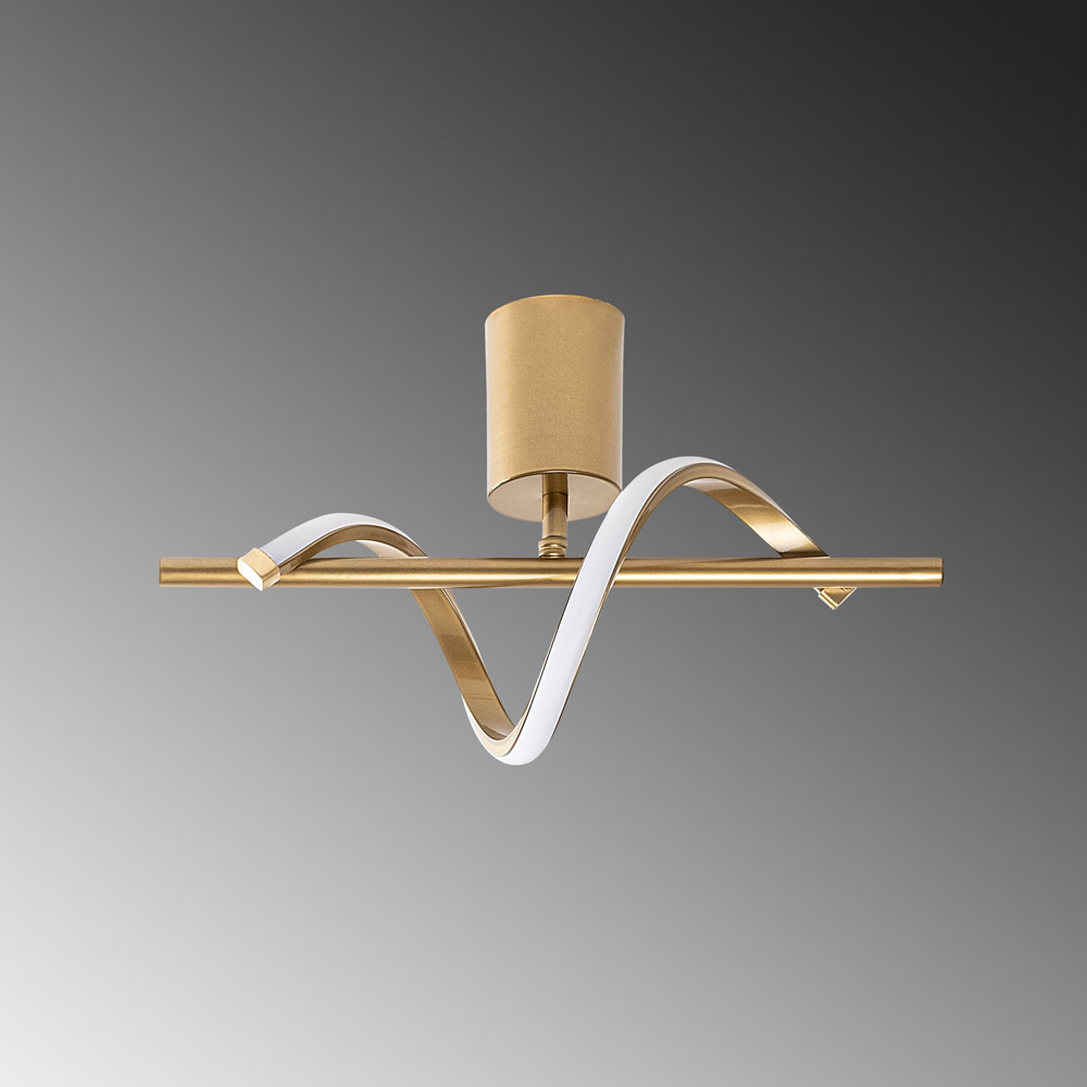Likma Metal Ceiling Light in Gold
