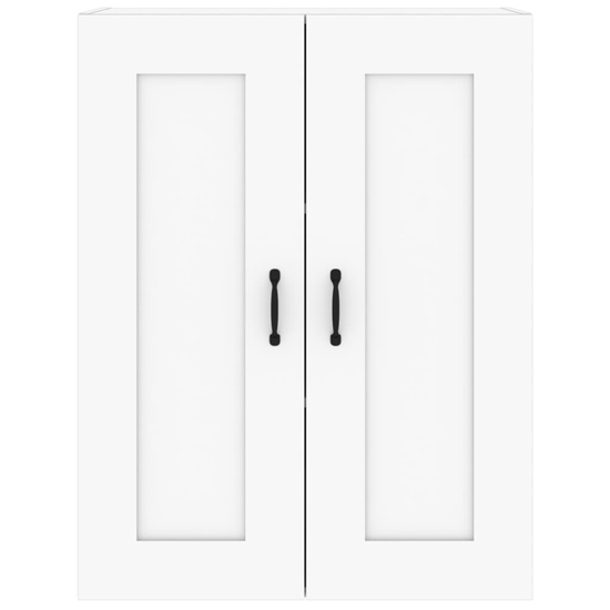 Lima Wooden Wall Storage Cabinet With 2 Doors In White