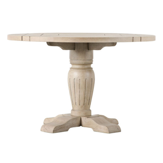 Limden Round Outdoor Wooden Dining Table In Natural_1