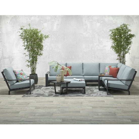 Product photograph of Linc Corner Sofa Group With Footstool And Recliner Chairs from Furniture in Fashion