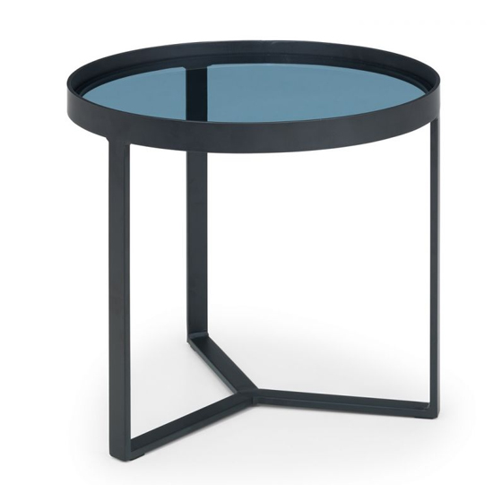 Lamis Smoked Glass Lamp Table With Black Metal Base_4