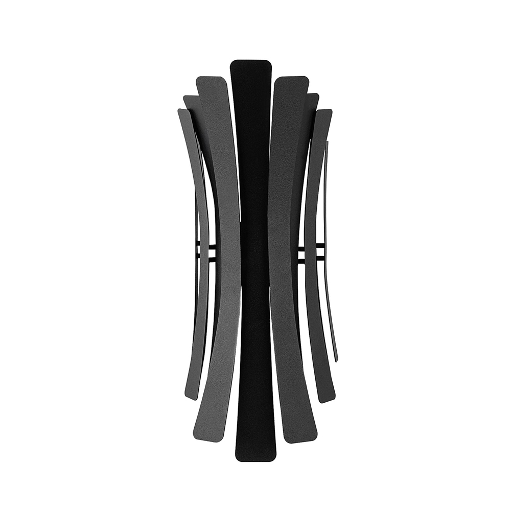 Linea Metal Wall Light in Black