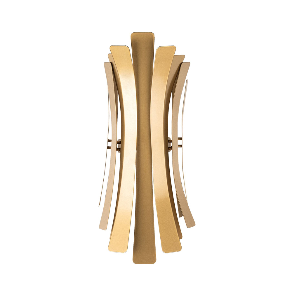 Linea Metal Wall Light in Gold