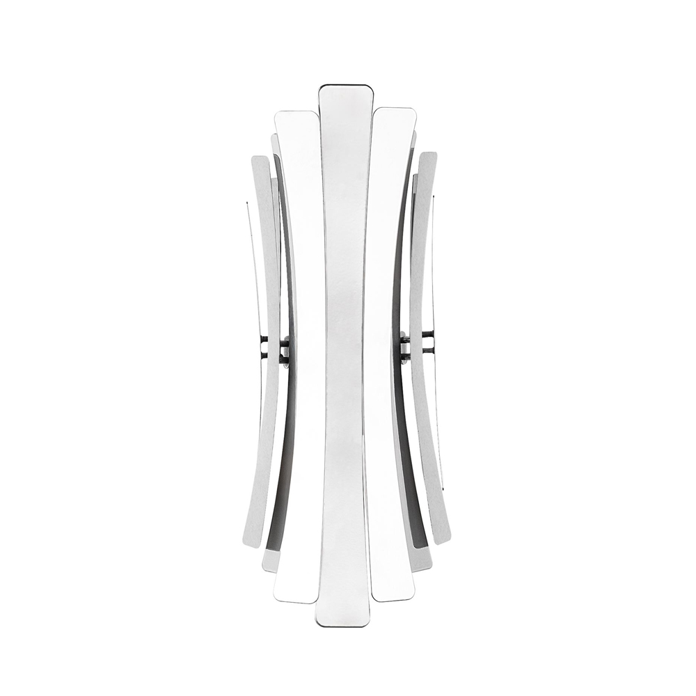 Linea Metal Wall Light in Silver